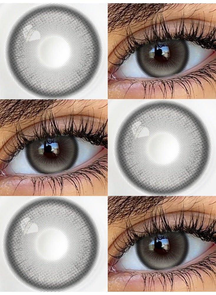 عدسات لاصقة ملونة UYAAI لاتيه بقياس 14.20 مم قابلة للاستخدام لمدة سنة للارتداء اليومي - view 4